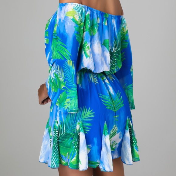 Blue and green romper - Picture 3 of 3